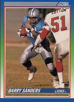 Barry Sanders Detroit Lions 1990 Score NFL #20